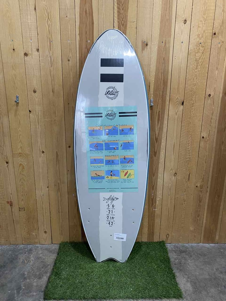 SOFTBOARD FISHY 5'6&quot; STEEL BLUE