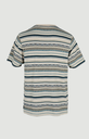 IKAT JACQUARD T-SHIRT GREY STRIPE