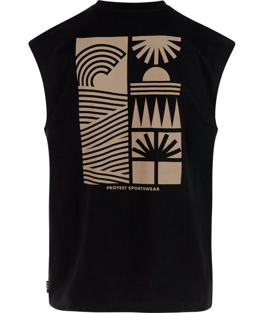 M DILSTON SLEEVELESS T TRUE BLACK