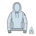 CAB KSWF HOODIE LIGHT BLUE