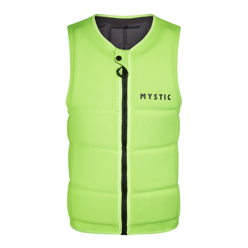 STAR IMPACT VEST FRONT ZIP BLACK