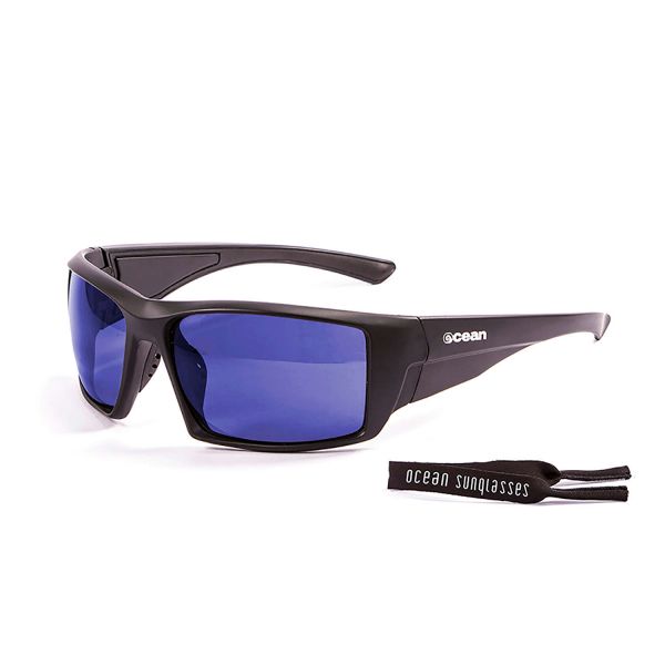 ARUBA MATTE BLK REVO BLUE LENS