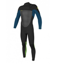 YOUTH EPIC 4/3 CHEST ZIP BLACK/ULTRABLUE/DAYGLO