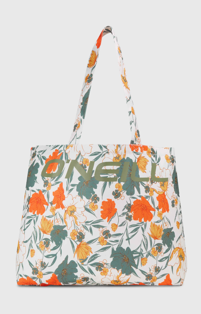 COASTAL PRINT TOTE WHITE BLUEMCHEN