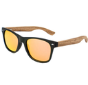 BEACH WOOD ZEBRA WOOD RED LENS