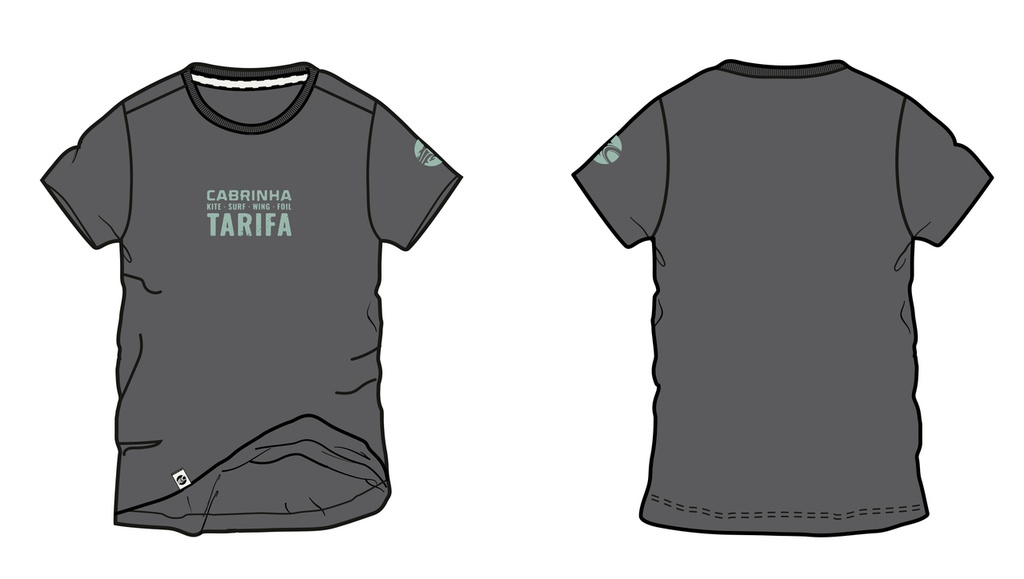 TARIFA KSWF TSHIRT DARK GREY