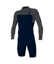 HAMMER 2MM CHEST ZIP L/S SPRING ABYSS/GRAPHITE/GRAPHITE