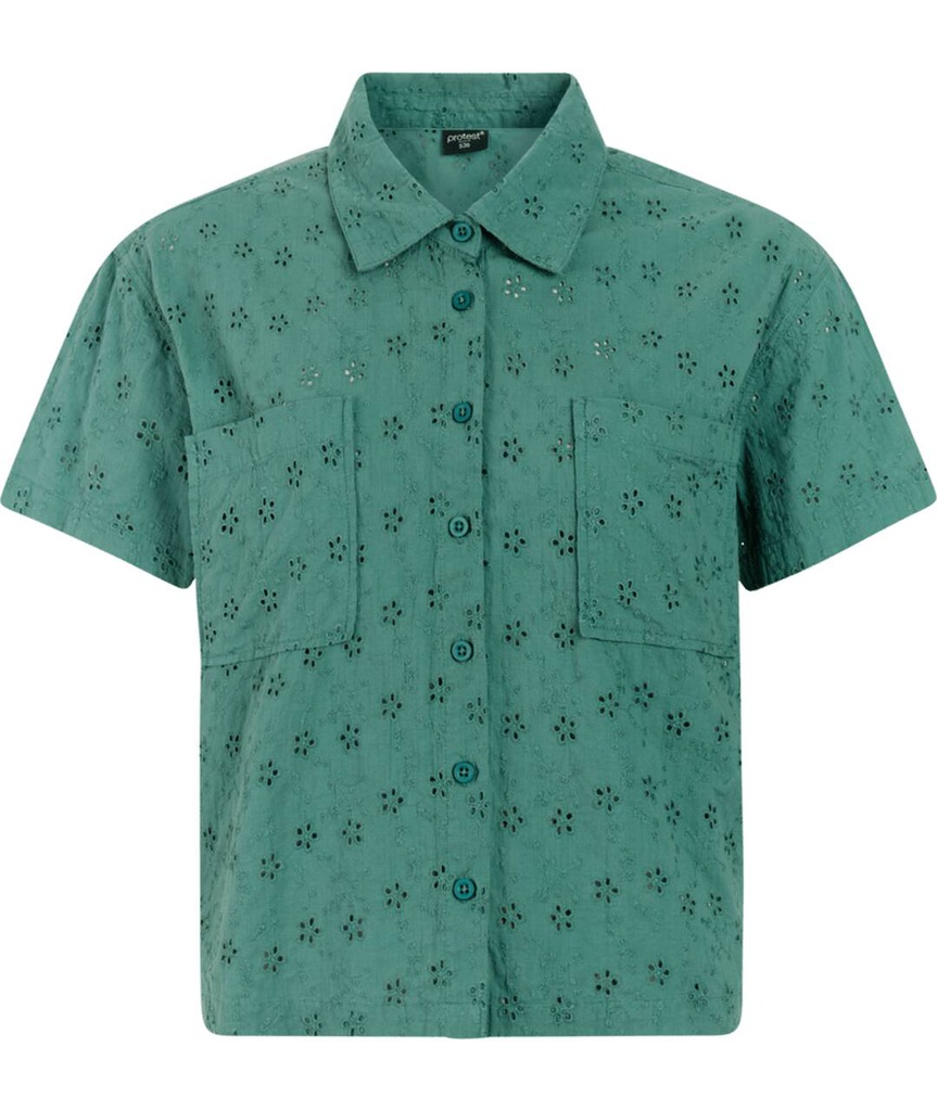 W LYMEA BLOUSE LAUREL GREE