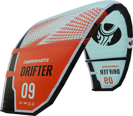 DRIFTER KITE ONLY 2022 TURQUOISE/RED