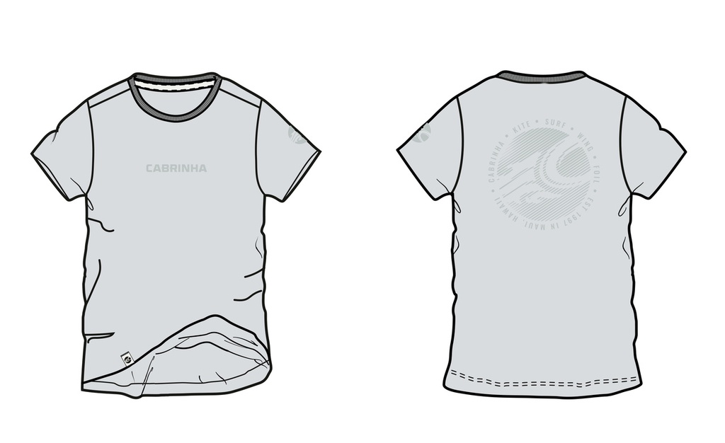 TRAMA TSHIRT LIGHT GREY